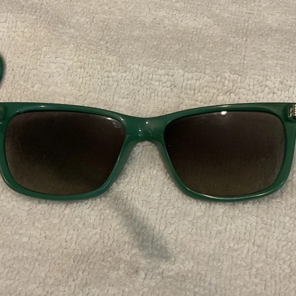Ray-Ban Black and Green Sunglasses